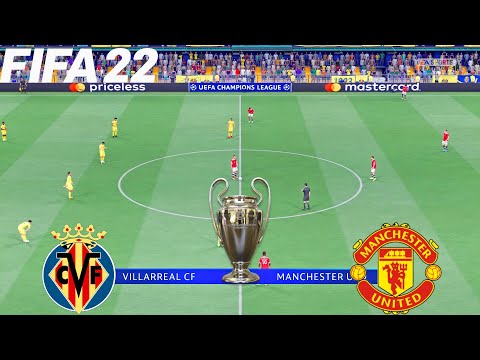 Villarreal vs Manchester United - UEFA Champions League UCL - Full Gameplay