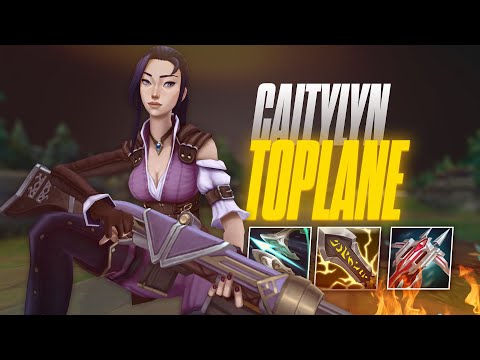 CAITLYN FROM ARCANE IN THE TOP LANE