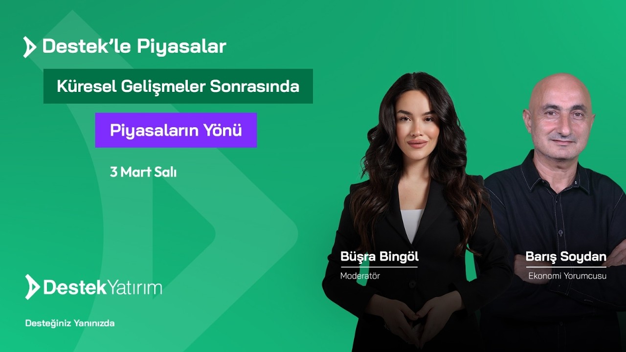 Küresel Gelişmeler Sonrasında Piyasaların Yönü | Destek Yatırım | Barış Soydan - Büşra Bingöl