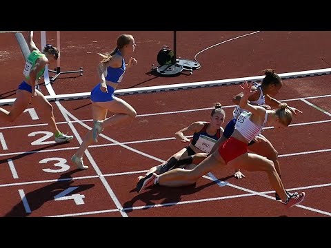 European Youth Olympic Festival Athletics 100 m Hurdles Girls U18 Final Maribor 2023