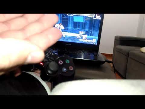 [Jogando Kof 2002 com Analógico] - Tutorial HSDM Iori com D e C no Joystick de PS2.