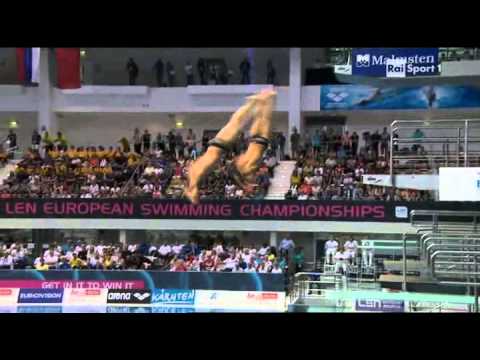 Tuffi - 4° posto di Michele Benedetti ai Campionati Europei 3 m Sincro