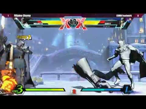 Final Round 18 - UMVC3 - Top 32 - Filipino Champ vs CORN Footwurk