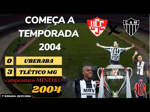 Show de Alex Mineiro! Assista aos gols de Uberaba 0x3 Atlético MG pelo Campeonato Mineiro 2004