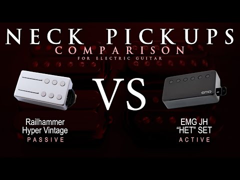 Railhammer HYPER VINTAGE vs EMG JH HET SET - Neck Guitar Pickup Comparison Tone Demo