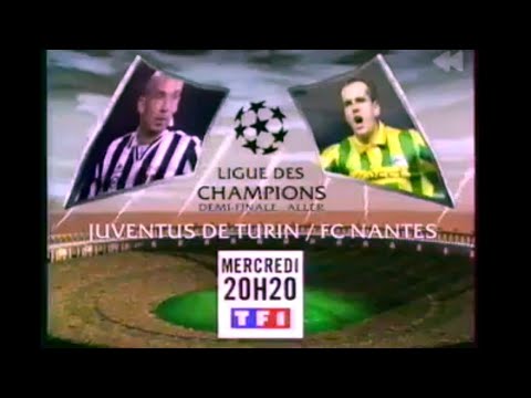 BA TF1: Juventus de Turin vs FC Nantes ½ Finale C1 UEFA Champions League 1995/1996 FCNA CL Football