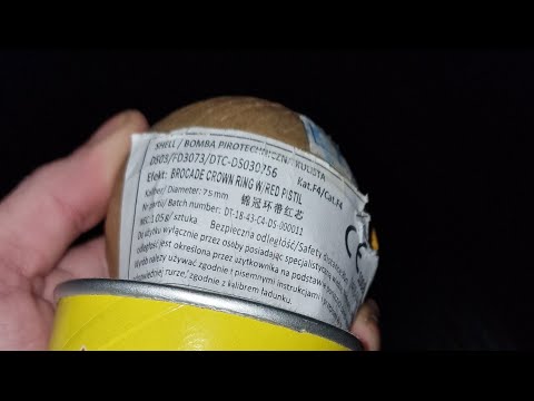 3" shell. BROCADE CROWN RING W/RED PISTIL