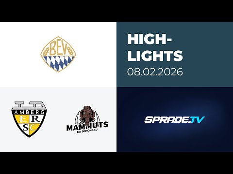 08.02.2026 - Highlights - ERSC Amberg vs. Schongau Mammuts