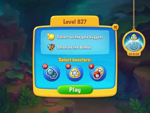 Fishdom level 827 - no boosters