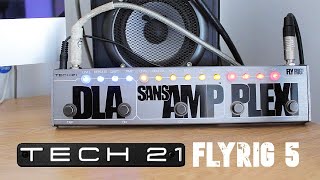Video thumbnail for Tech 21 Sansamp FlyRig 5 Guitar Pedal Demo (Direct Sound) by Rob Galley