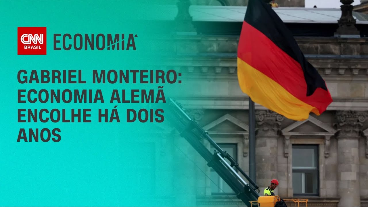 Gabriel Monteiro: Economia alemã encolhe há dois anos | CNN NOVO DIA