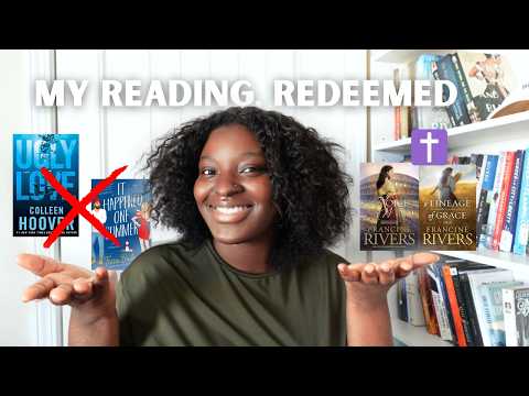 how God changed my reading life ( letting go of smut, my convictions & my bookshelf tour )