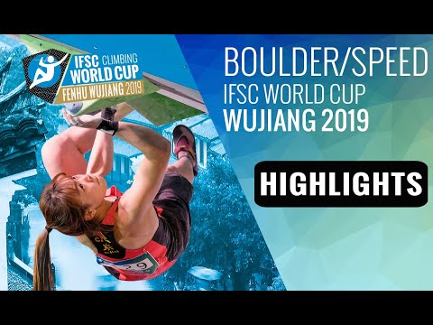 IFSC World Cup Wujiang 2019 || Boulder finals highlights