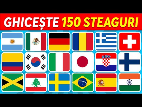 🚩 Ghicește Țara după Steag Quiz 🌍 | Poți să ghicești cele 150 de steaguri?
