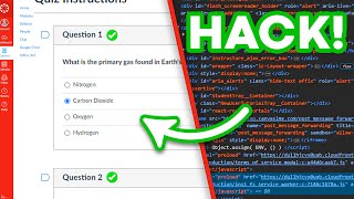 How to HACK any Canvas Test (WORKING 2024!)