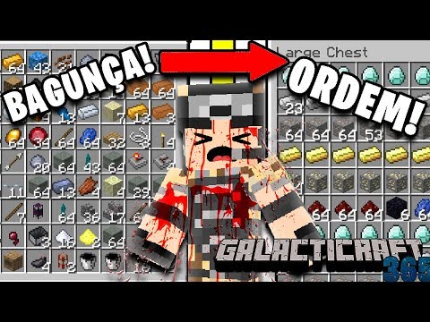 Dei meu SANGUE para ORGANIZAR a Base! - Galacticraft 365 - #022