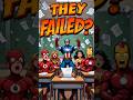 Superheroes FAIL The School Test Shorts Marvel