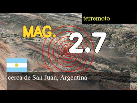 Terremoto cerca de San Juan, Argentina actualizaciones en vivo hoy: Terremoto de magnitud 2,7 ocurr