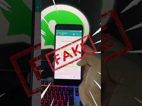 Fake WhatsApp Chat Screenshot Trick #shorts