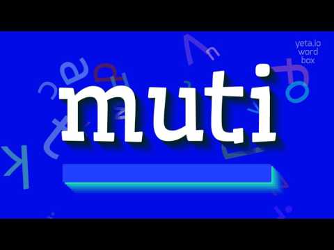 How to say "muti"! (High Quality Voices)