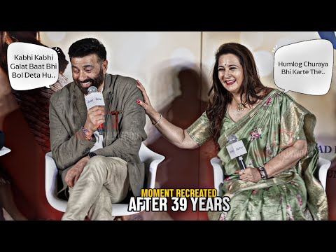 Sunny Deol with Poonam Dhillon recreated Sohni Mahiwal moment after 39 years | Soni Meri Sohni