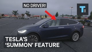 We Tried Tesla's 'Summon' Feature — Where The Car Comes And Picks you up