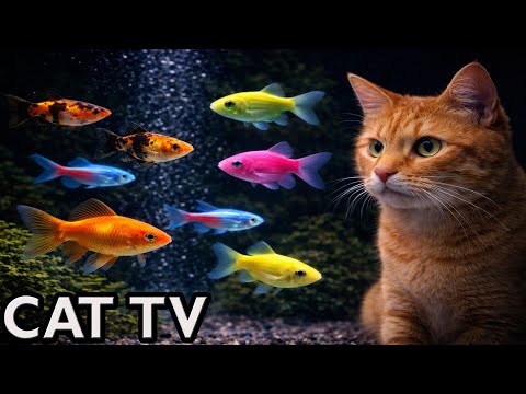 🔴 LIVE Cat TV Fish Tank | Fish for Cats to Watch (4K HDR, No Music) Aquarium for Cats
