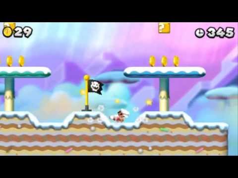 New Super Mario Bros. 2 - 100% Walkthrough - World 4 (All Star Coins & Secret Exits)
