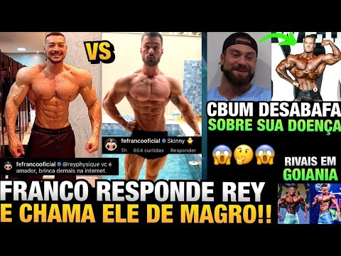 FRANCO DIZ QUE REY ESTÁ MAGRO E QUE ELE BRINCA MUITO NA INTERNET - CBUM FALA SOBRE SUA DOENÇA E MAIS