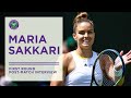 Maria Sakkari First Round Post-Match Interview | Wimbledon 2022