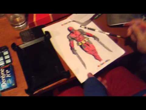 Deadpool coloring