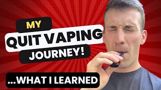 I Started Vaping For 1 Week Just to Quit Again... This is My Journey.