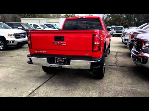 2016 GMC Sierra 2500 red SLT
