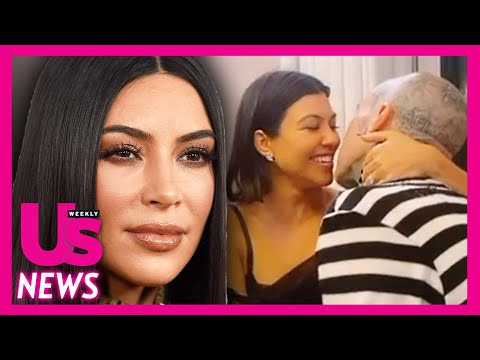 Kim Kardashian Reacts To Kourtney Kardashian & Travis Barker Engagement