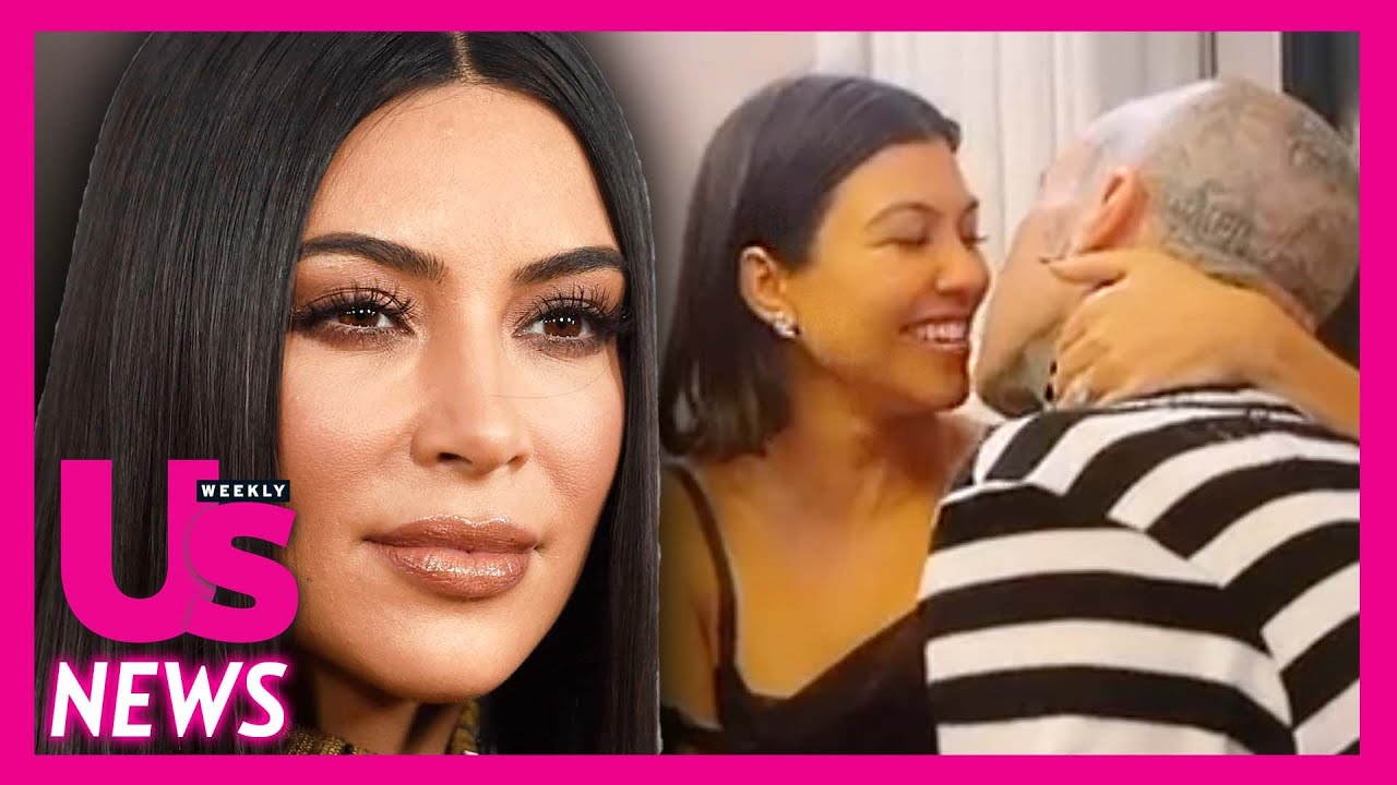 <h1 class=title>Kim Kardashian Reacts To Kourtney Kardashian & Travis Barker Engagement</h1>