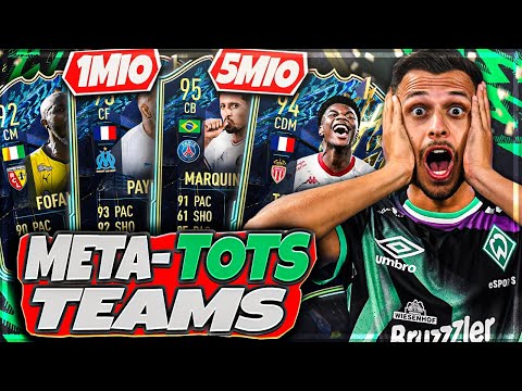 FIFA22:😱DIE BESTEN TOTS META-TEAMS (1MIO, 5 MIO)🔥