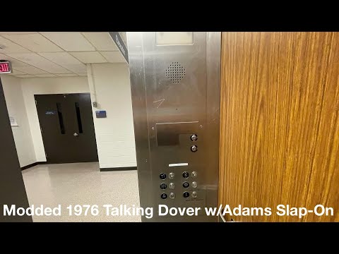 (EPIC MOTOR) Interesting Modded Talking 1976 Dover Hydraulic Elevator @ MATC in Mequon, WI