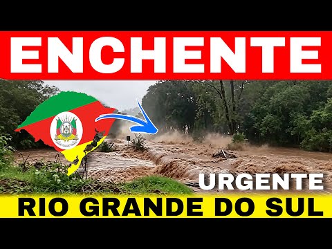 🚨CHUVAS no RIO GRANDE DO SUL trás ENCHENTES 😱 VEJA -domingo 28/06/26  