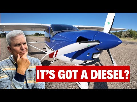 Flying with a diesel engine