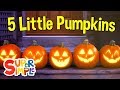 Five Little Pumpkins | Pumpkin Song | Super Simple Songs