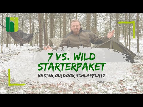 7 vs. WILD STARTER PACK - How to build the perfect sleeping place for your overnight adventure!