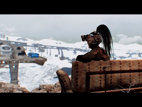 30 Min Gameplay of a Nuclear Winter Wasteland - Fallout 4 Ultra Modded