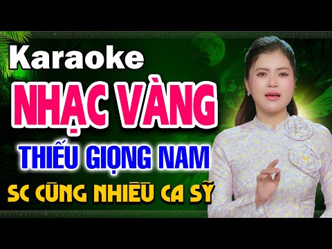 Karaoke Thiếu Giọng Nam - Lk Nhạc Sống CỰC TÌNH Ai Cũng Thích Mê | Song Ca Cùng Nhiều Ca Sỹ