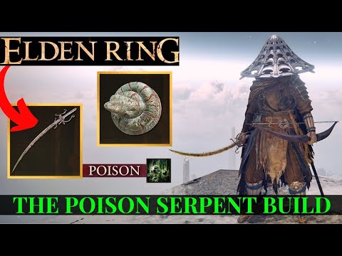 Elden Ring | Poison Samurai Build Using Serpentbone Blade (NG+4)