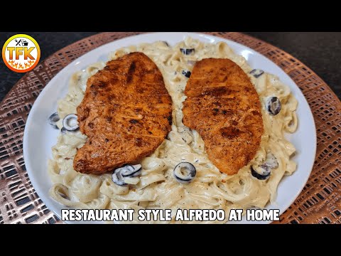Restaurant Style Fettuccine Alfredo Recipe❤️ | Making The Perfect Fettuccine Alfredo