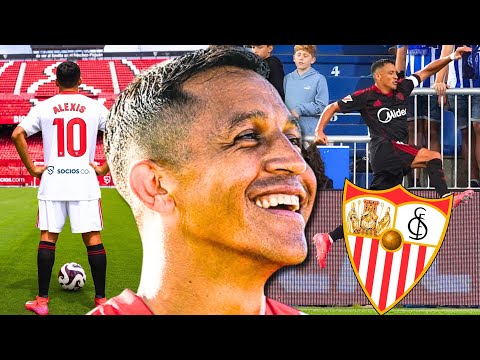 🔥 ALEXIS SÁNCHEZ smiles again in SEVILLA 🤍❤️ GOAL and ASSIST in 2 GAMES