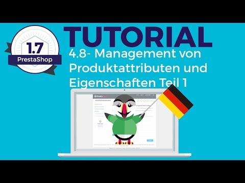 16/ PrestaShop 1.7: Management von Produktattributen und Eigenschaften Teil 1