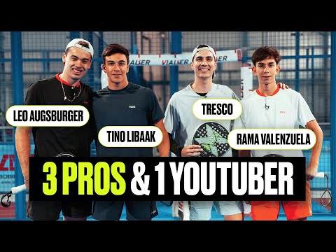 LEO AUGSBURGER & TINO LIBAAK vs TRESCO & RAMA VALENZUELA - Partido de padel