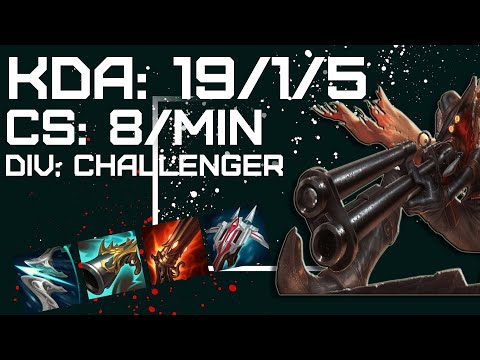 JHIN ADC 1v9 SOLO CARRY - CHALLENGER REPLAY s11