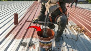 Just Mix Sand With Paint and Turn Your Roof Into a High-Quality Roof Coating!